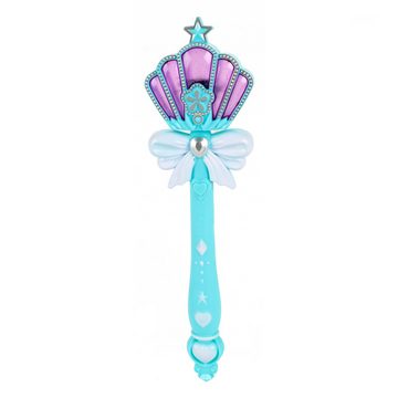 Toi-Toys Kostüm Ice Princess - Krone, Kette und Zauberstab (mit Licht und Sound)