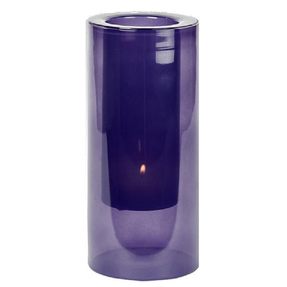 Lambert Kerzenhalter Vase oder Windlicht Rimini Salbei Amethyst Lila