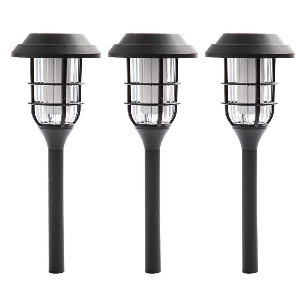 NOWA LED Solarleuchte, LED-Leuchtmittel fest verbaut, Warmweiß, Solarlampe Garten Deko Solarlampen für Außen Erdspiess