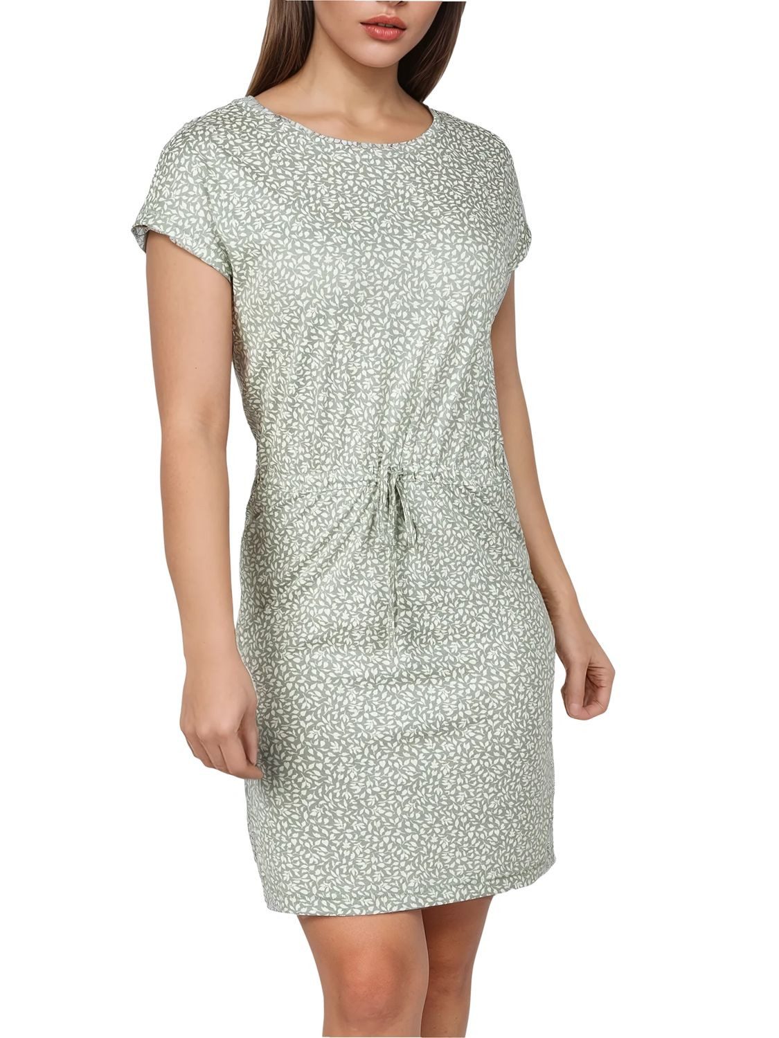 DENIMFY Sommerkleid Damen Kleid DFBella A-Linie Kurzarm Sommerkleid mit Run günstig online kaufen