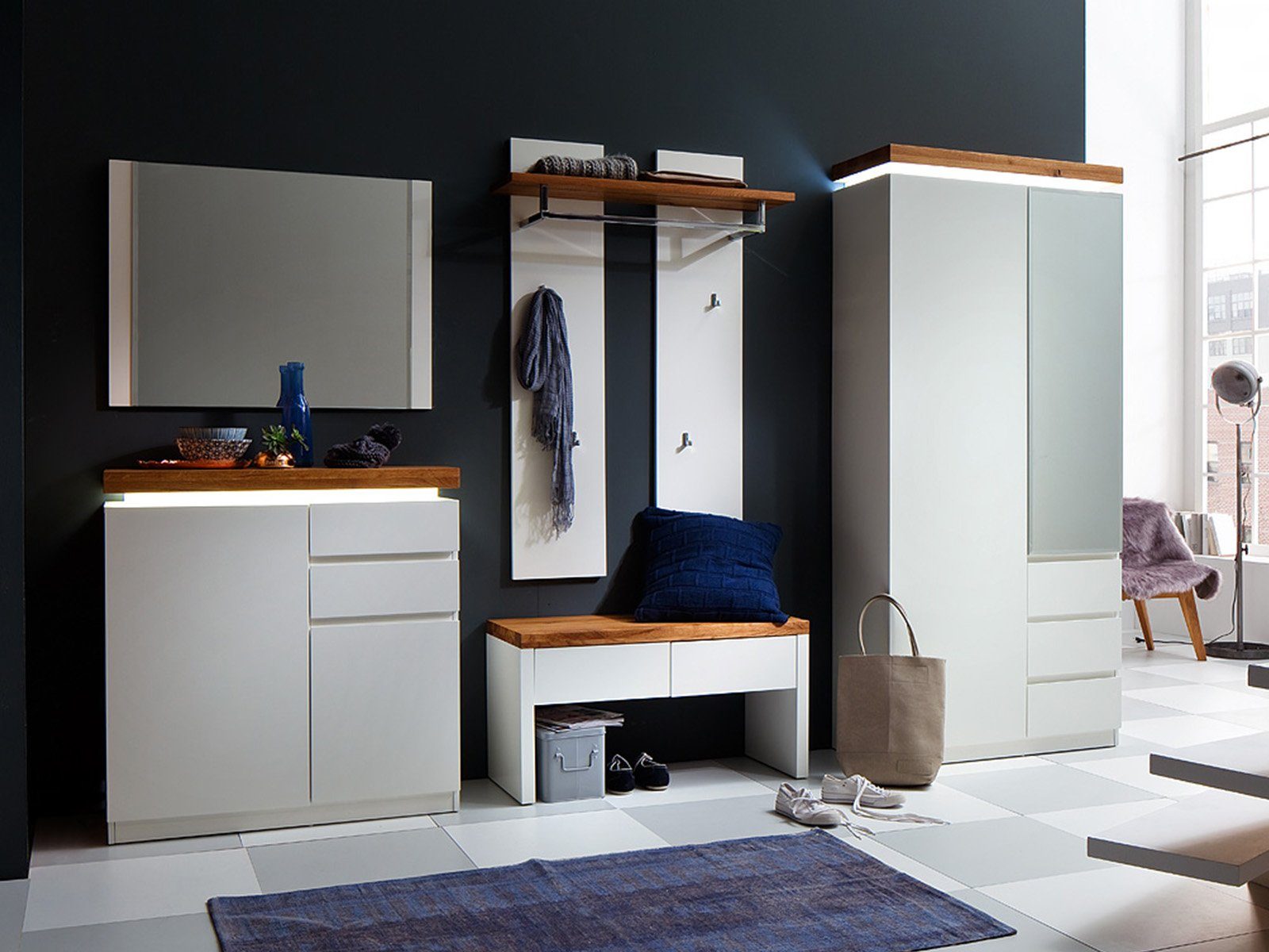 MCA furniture Wandspiegel 90 x 68 x 2 cm (B/H/T)