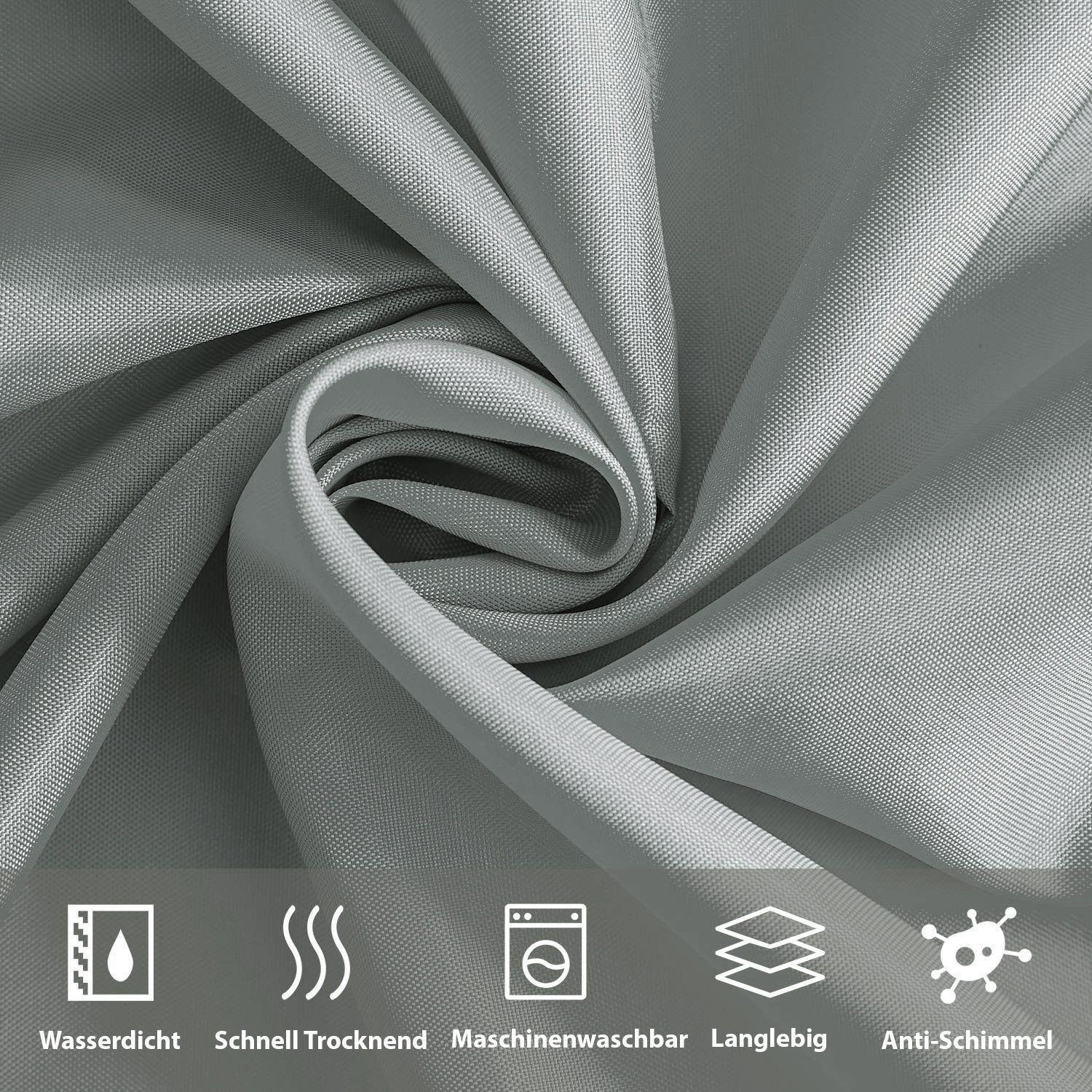 Fanci Home Duschvorhang Textil Anti-Schimmel wasserdicht Schimmelresistent günstig online kaufen