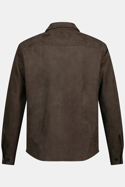 JP1880 Businesshemd Hemd Overshirt Flexnamic Lederoptik waschbar