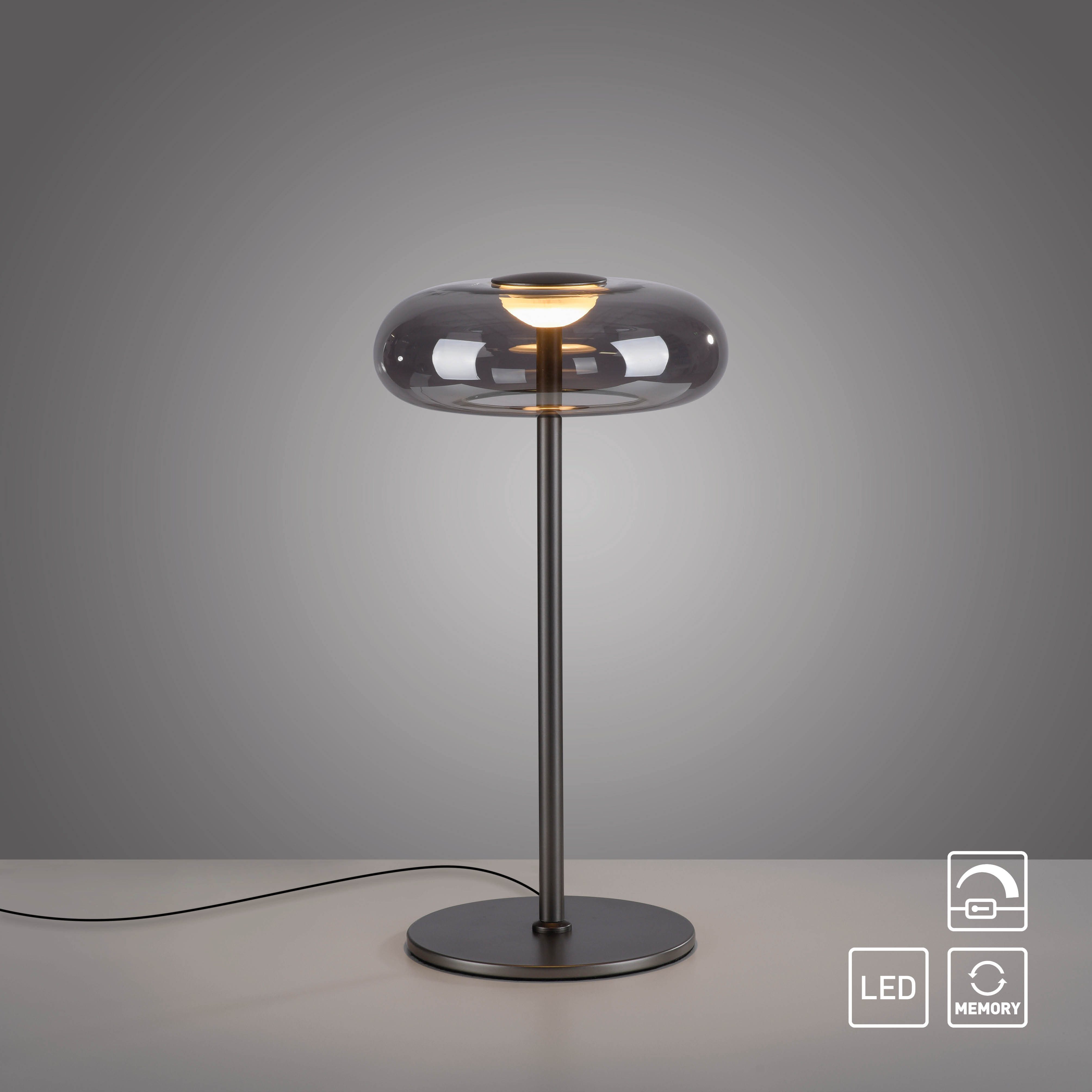 SCHÖNER WOHNEN-Kollektion LED Tischleuchte POSH, Memoryfunktion, LED fest integriert, Warmweiß, SCHÖNER WOHNEN Kollektion, Schnurdimmer, Memoryfunktion – Bild 4 von 5
