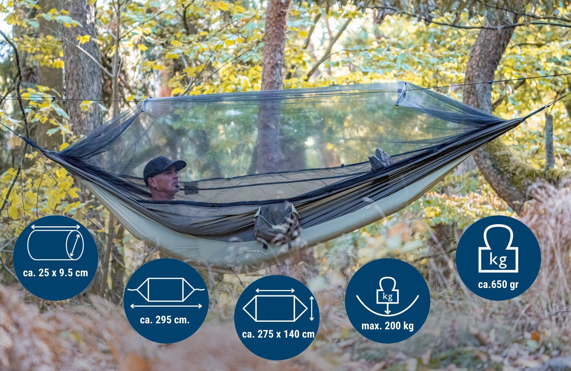 Amazonas Hängematte Moskito Traveller Thermo, Ultra Light Hängematte inkl. günstig online kaufen