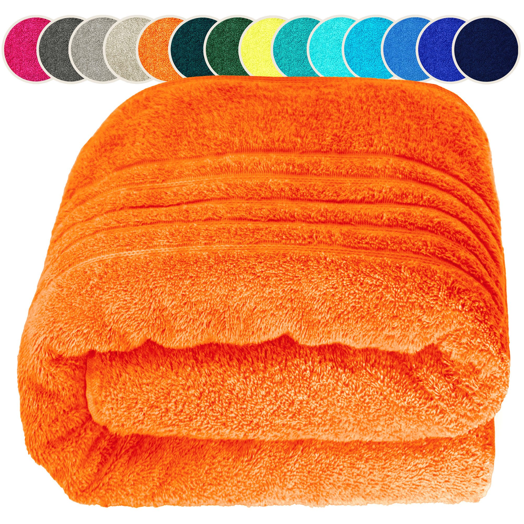 Lashuma Saunatuch XXL Handtuch London, Frottee (1-St), Badetuch Damen & Badehandtuch Herren 100x200 cm - Saunahandtuch 80x220