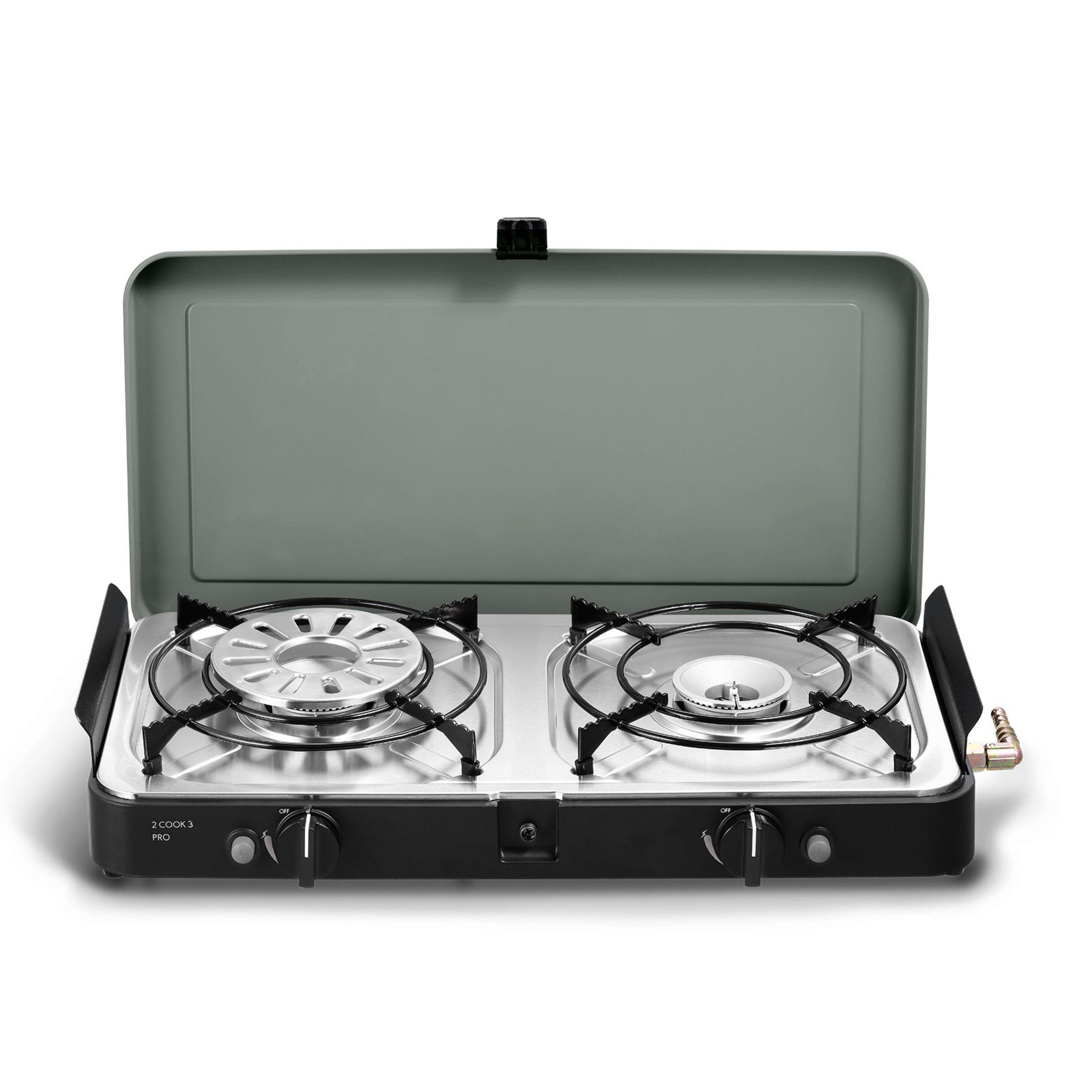CADAC Camping-Gasgrill Cadac 2-Cook 3 Pro Deluxe 30mbar BBQ Gasgrill Tischgrill Campinggrill – Bild 5 von 5