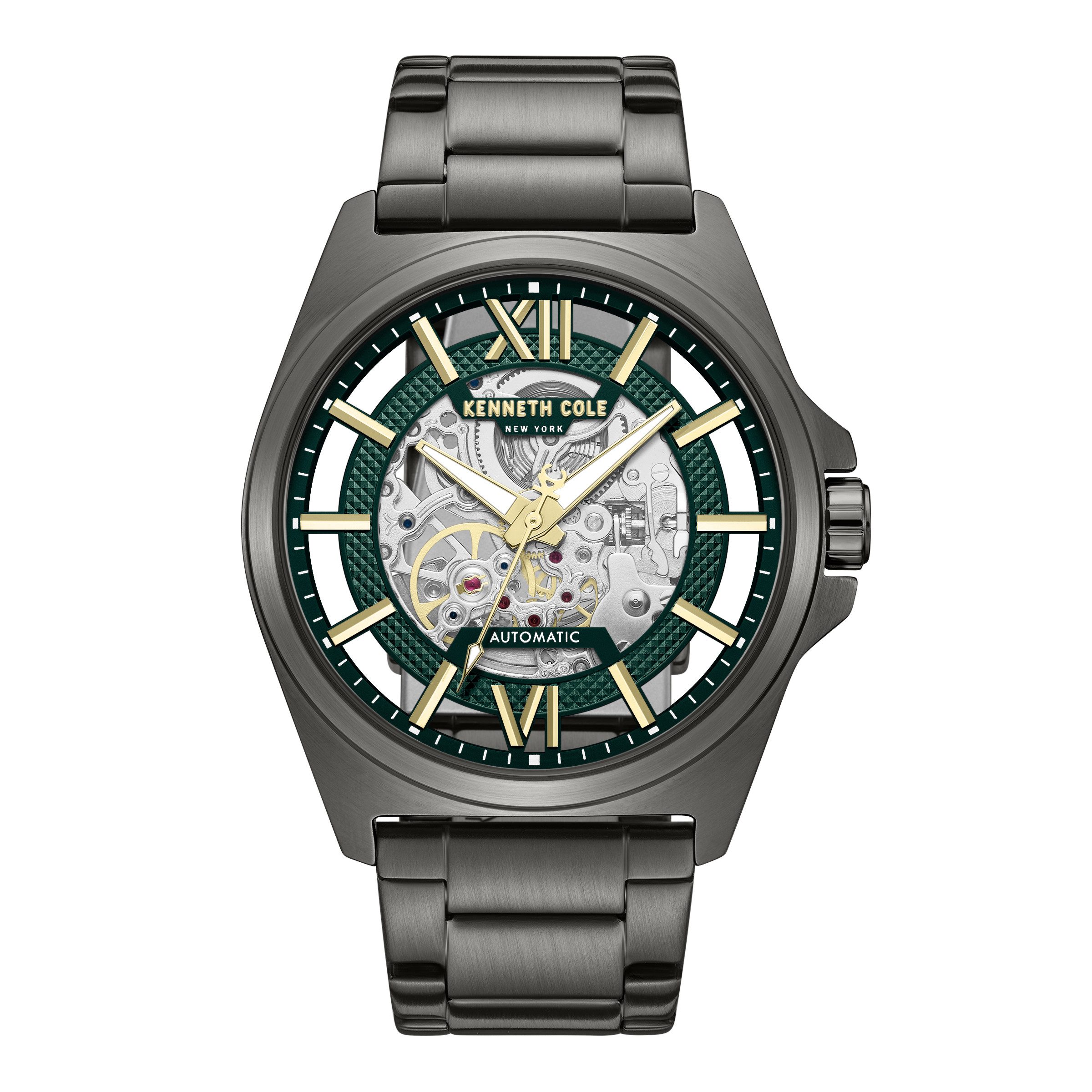 Kenneth Cole Automatikuhr Automatikuhr Herrenuhr 44 mm Automatik Herren
