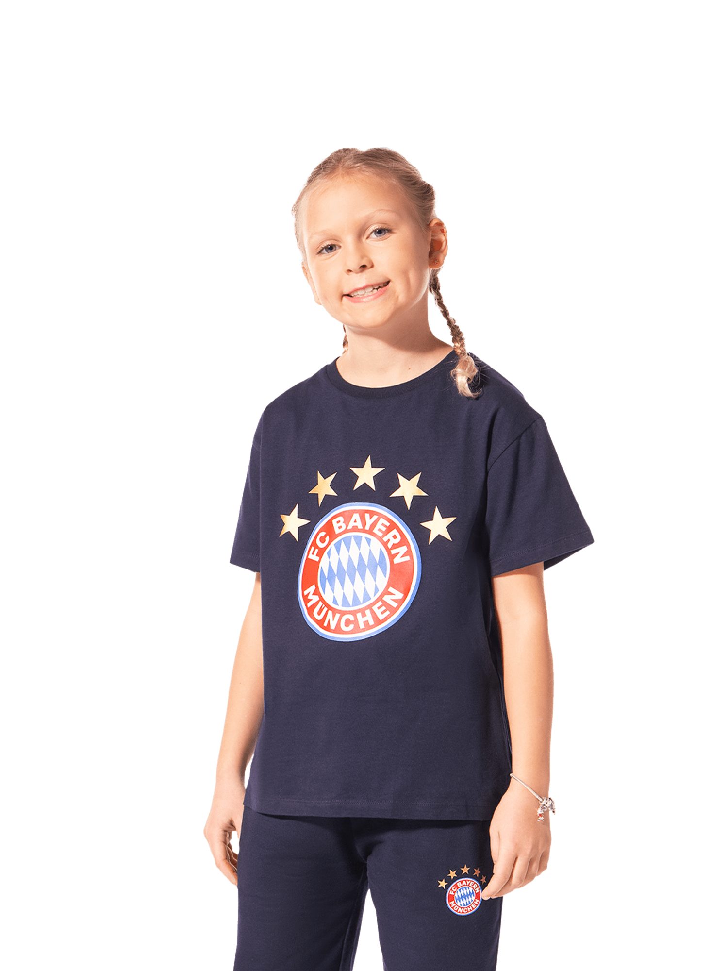 FC Bayern München T-Shirt FC Bayern München I T-Shirt Essential I Kinder I Navy