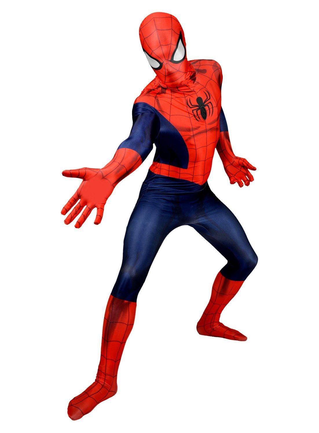 Morphsuits Kostüm Spider-Man, Original Spider-Man Ganzkörperanzug