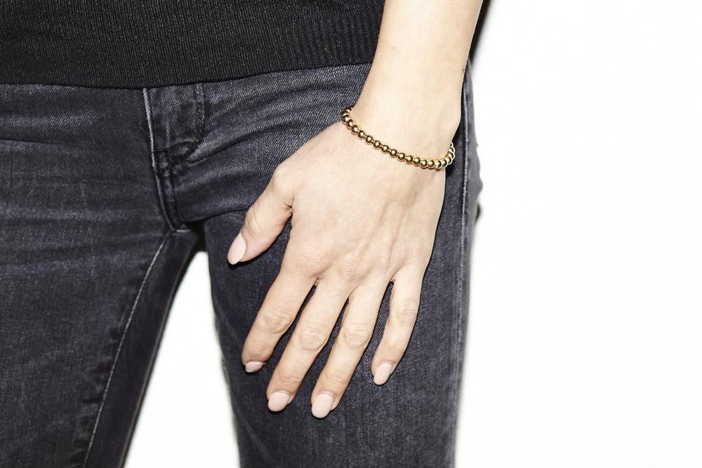 CLASSYANDFABULOUS Jewelry Armband Kugelarmband 5mm - 14k Gold filled günstig online kaufen