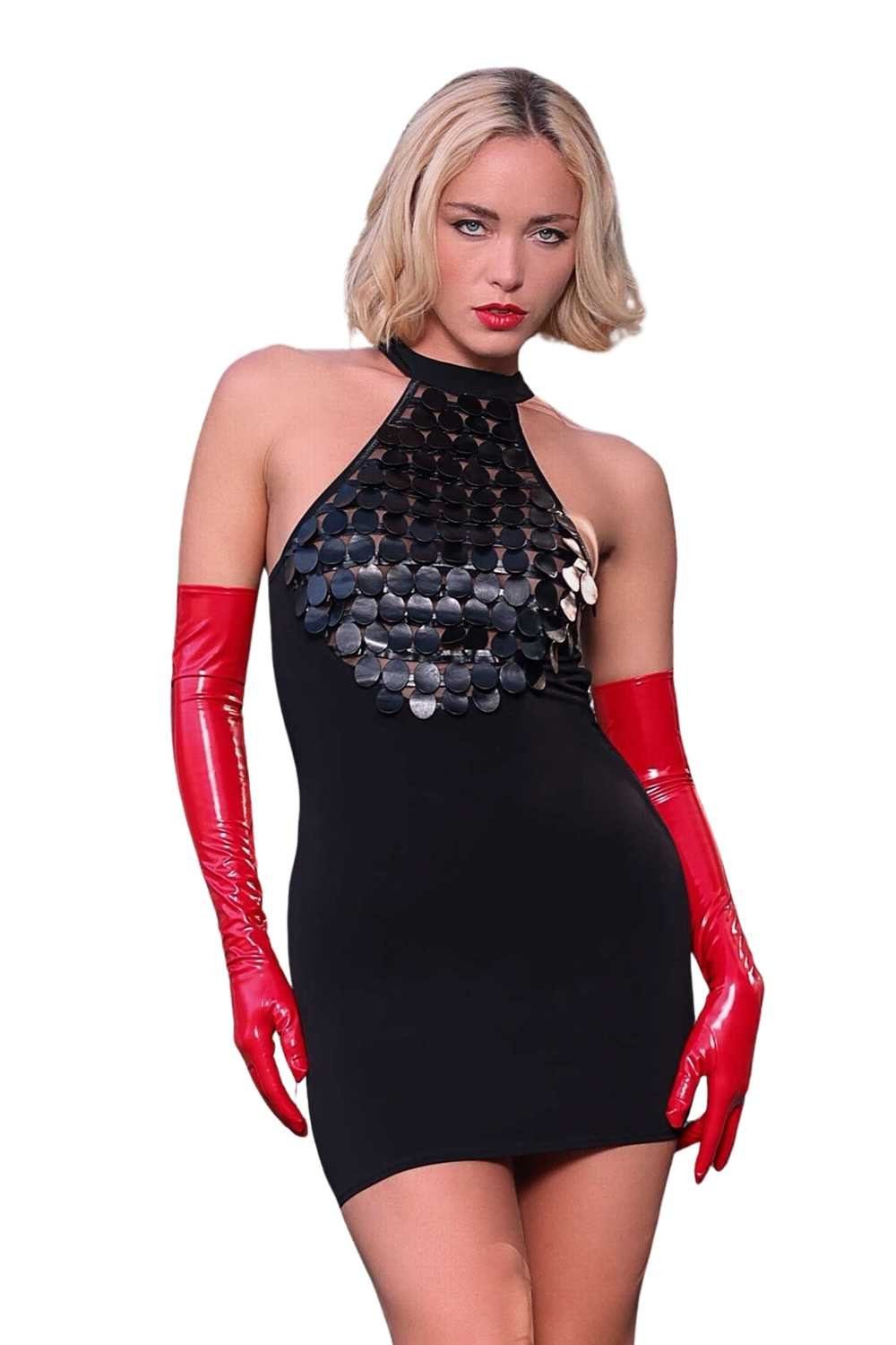 Minikleid Megane Minikleid Jersey schwarz L