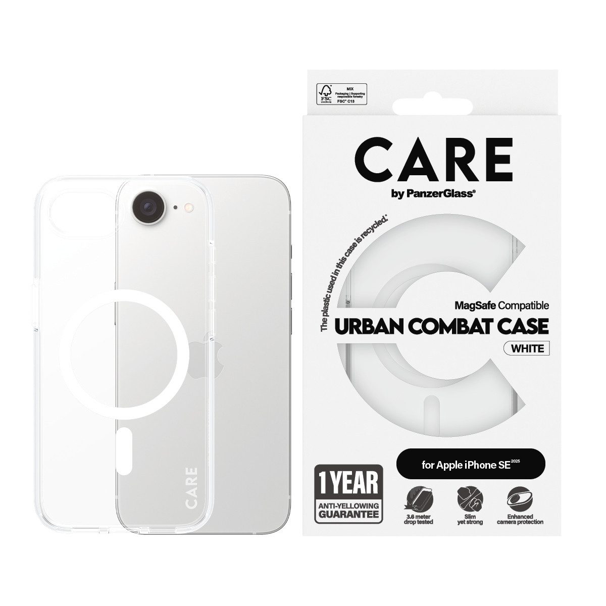 CARE by PanzerGlass Handyhülle Flagship Case Urban Combat, Backcover, Schutzhülle, Handyschutzhülle, Case, Schutzcase, stoßfest