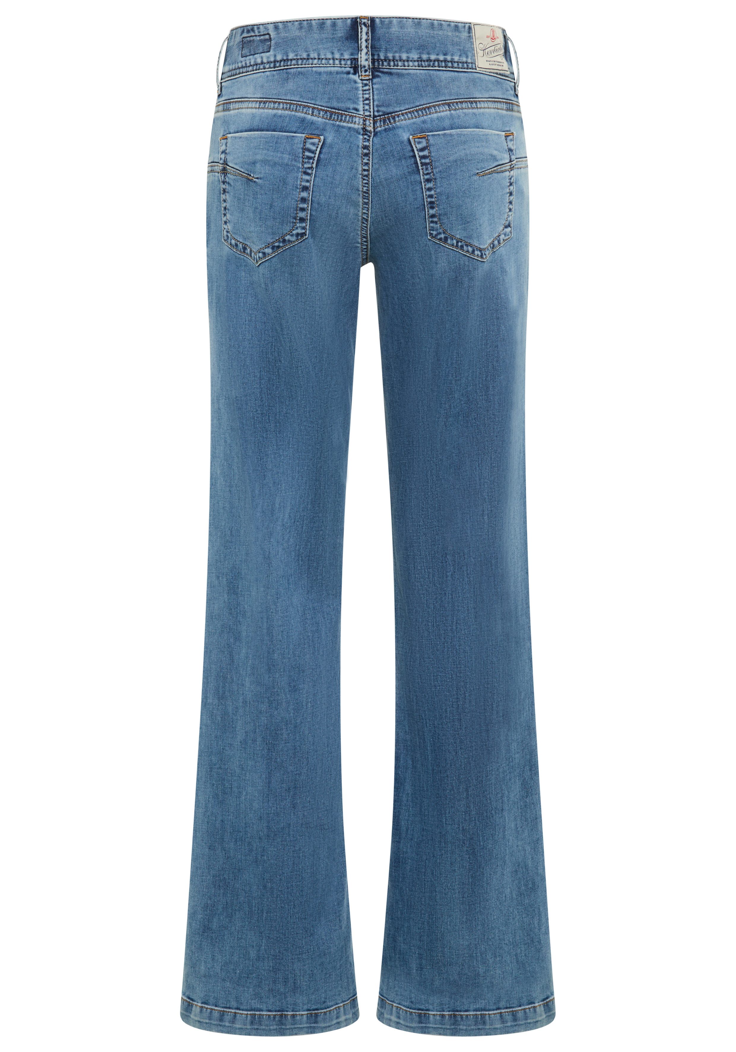 Herrlicher 5-Pocket-Jeans Edna Denim Light im Flared Fit – Bild 5 von 5