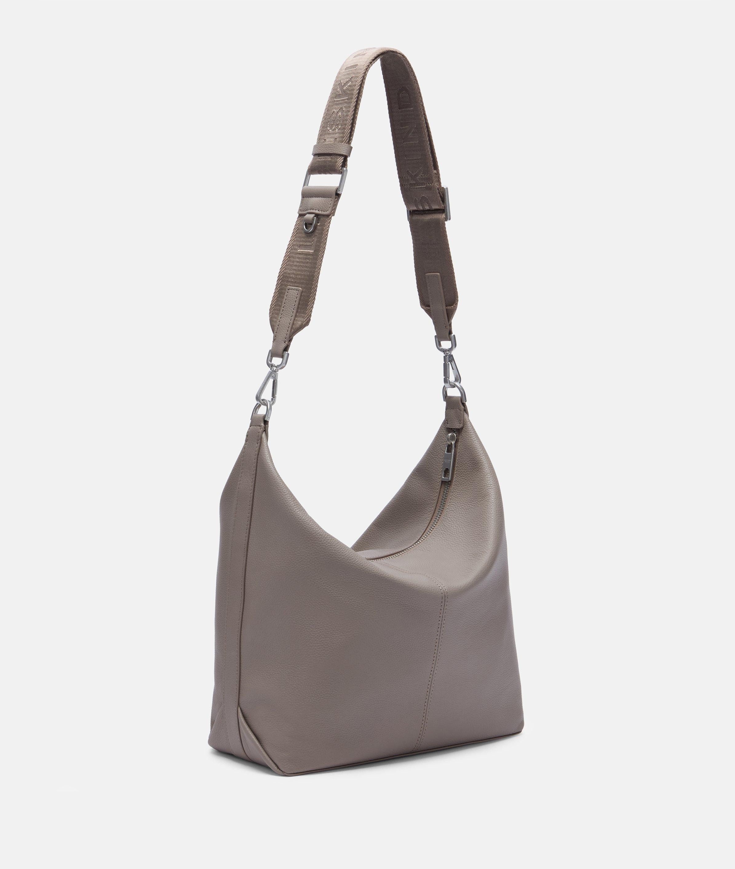 Liebeskind Berlin Schultertasche Paris Hobo M, Geräumige Hobo-Bag aus Rindsleder