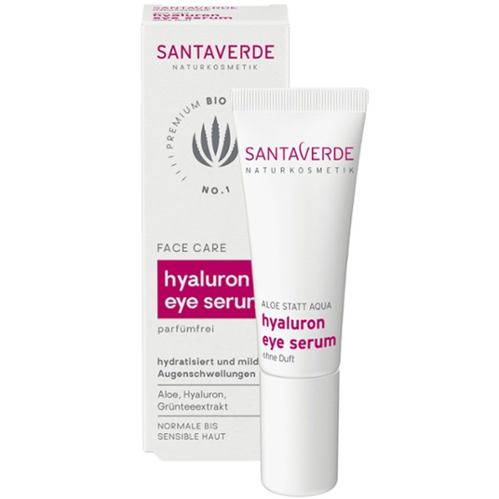 SANTAVERDE GmbH Augencreme Hyaluron Eye Serum, 10 ml