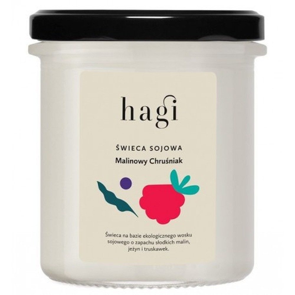 HAG Duftkerze Himbeer-Custard Soja-Kerze