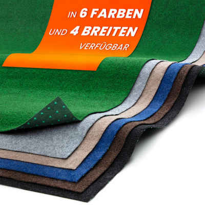 Rasenteppich, Midori, Rasenteppich Kunstrasen Drainage-Noppen 67x200 cm Grün