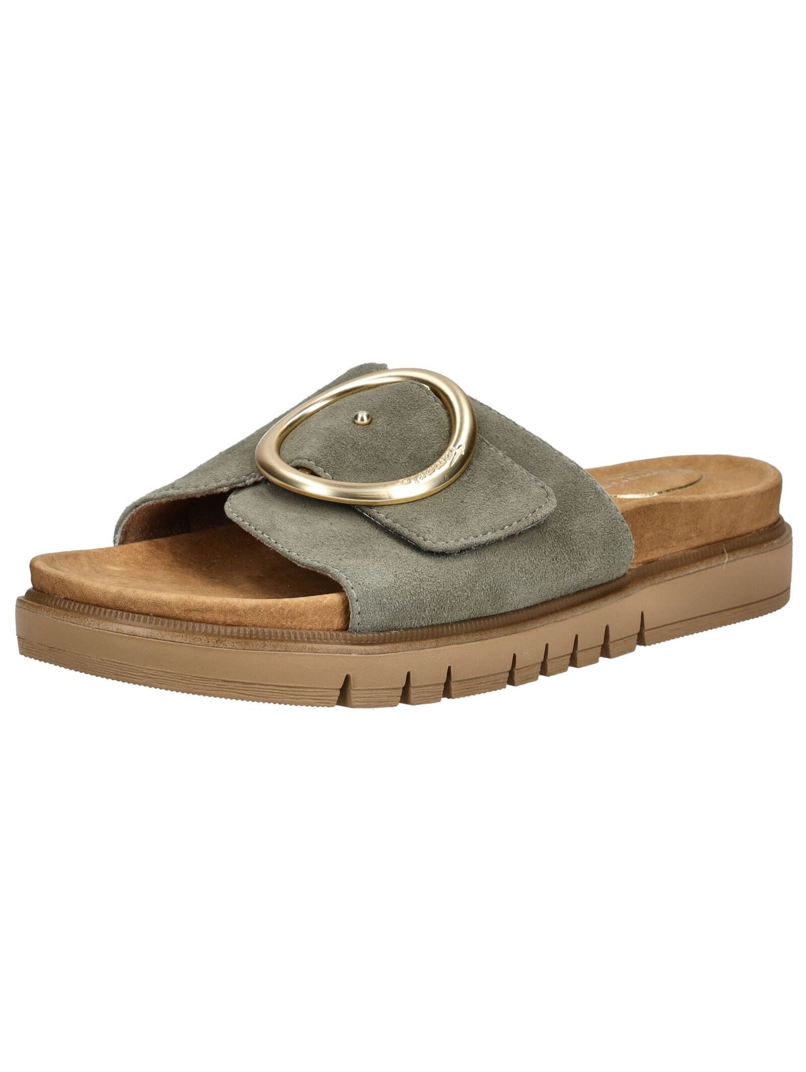 Tamaris Pantoletten Leder Pantolette günstig online kaufen