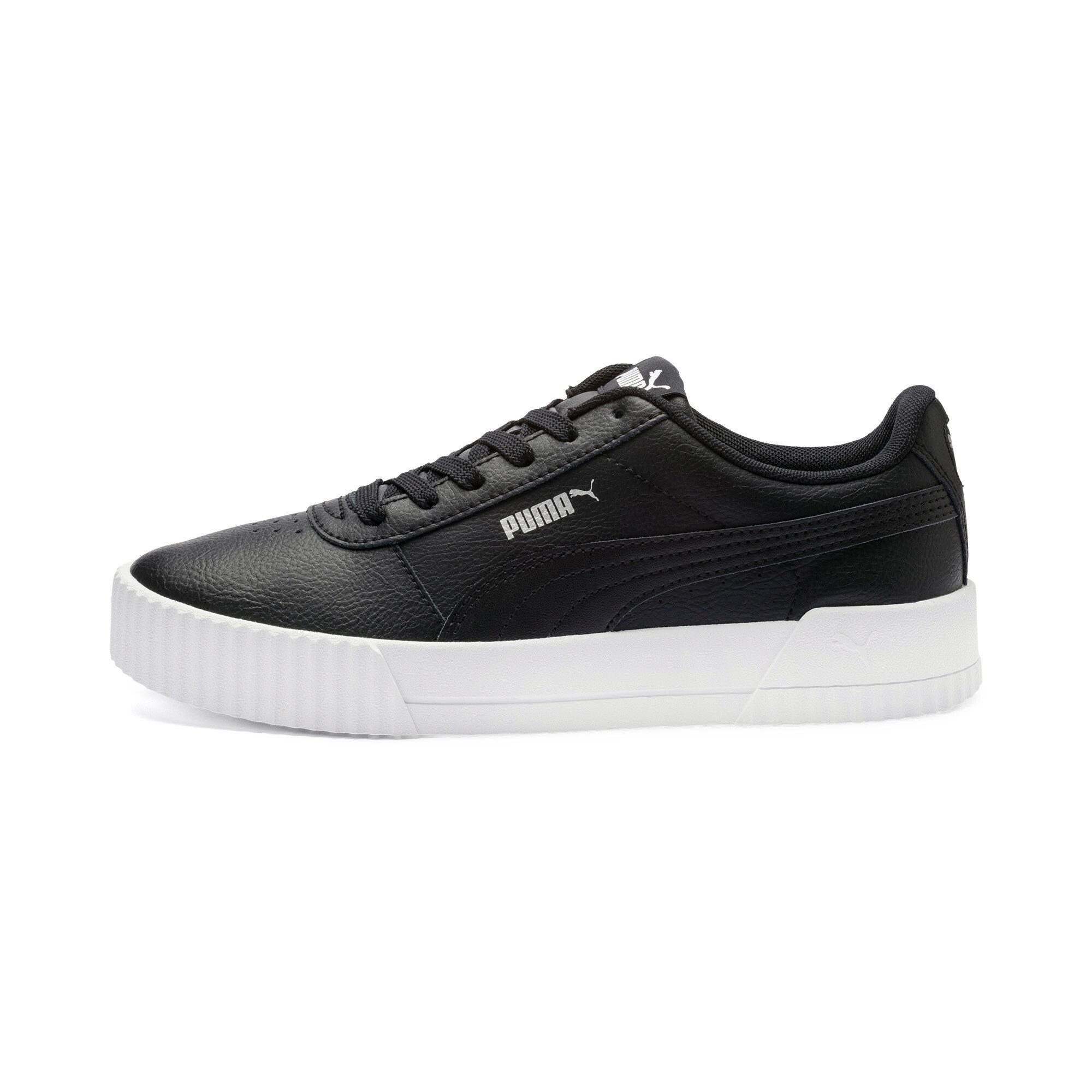 PUMA CARINA L Sneaker mit perforierten Details, rutschfeste Gummilaufsohle