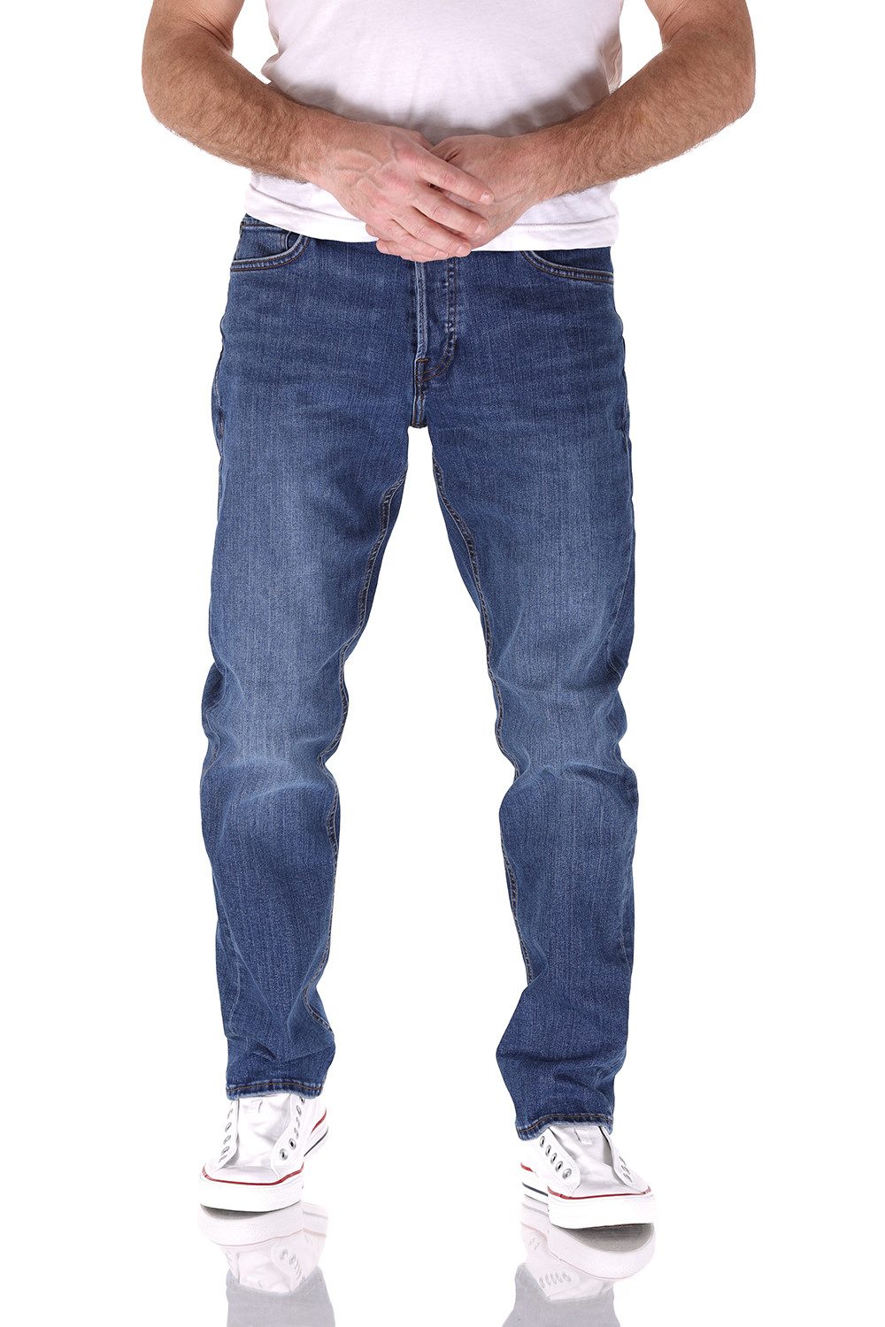 Comfort-fit-Jeans Jack & Jones Mike Original Comfort Tapered Herren Jeans Hose