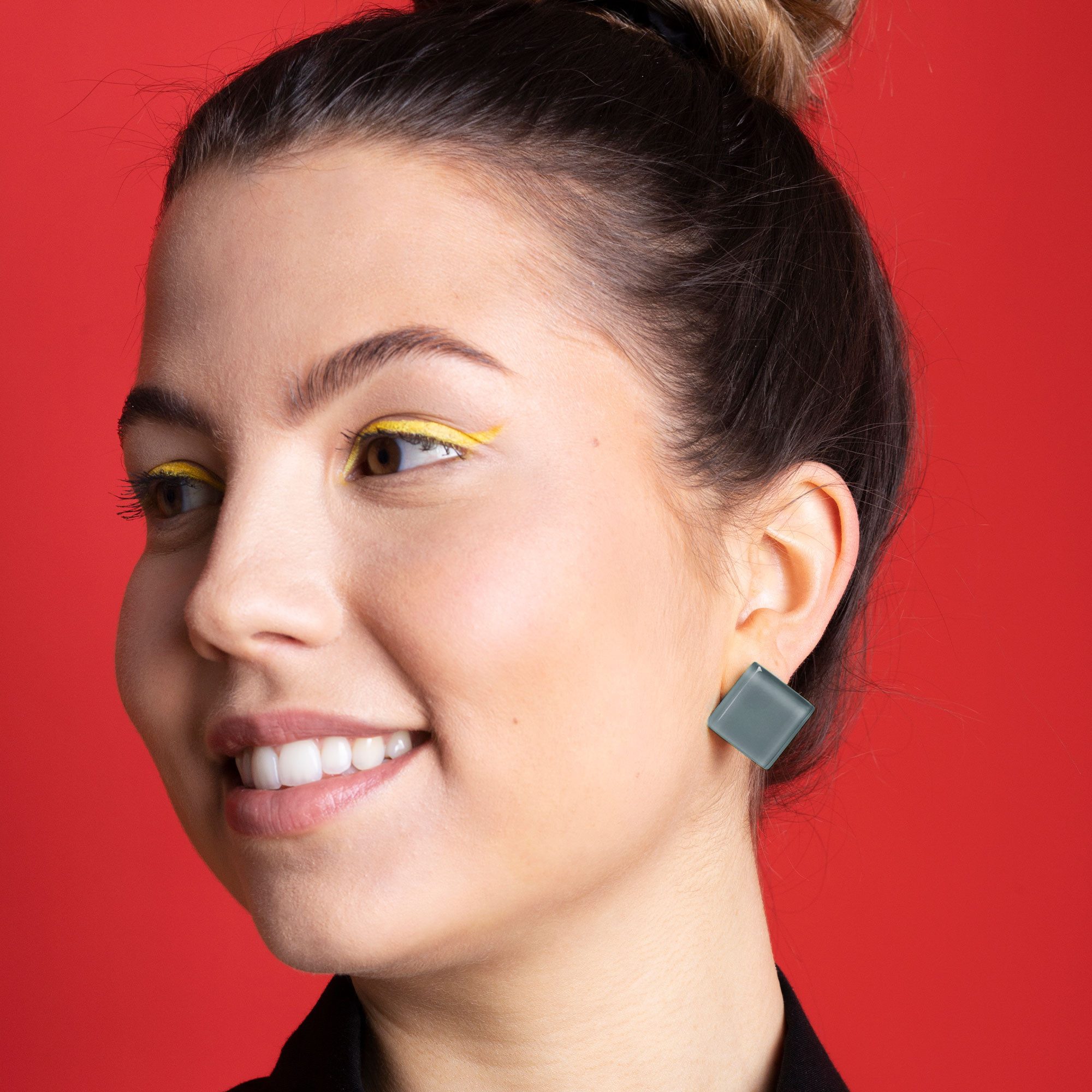 ALEXASCHA Paar Ohrclips Geometrische Statement Clip Ohrringe ohne Ohrlöcher & ohne drücken – Bild 5 von 5