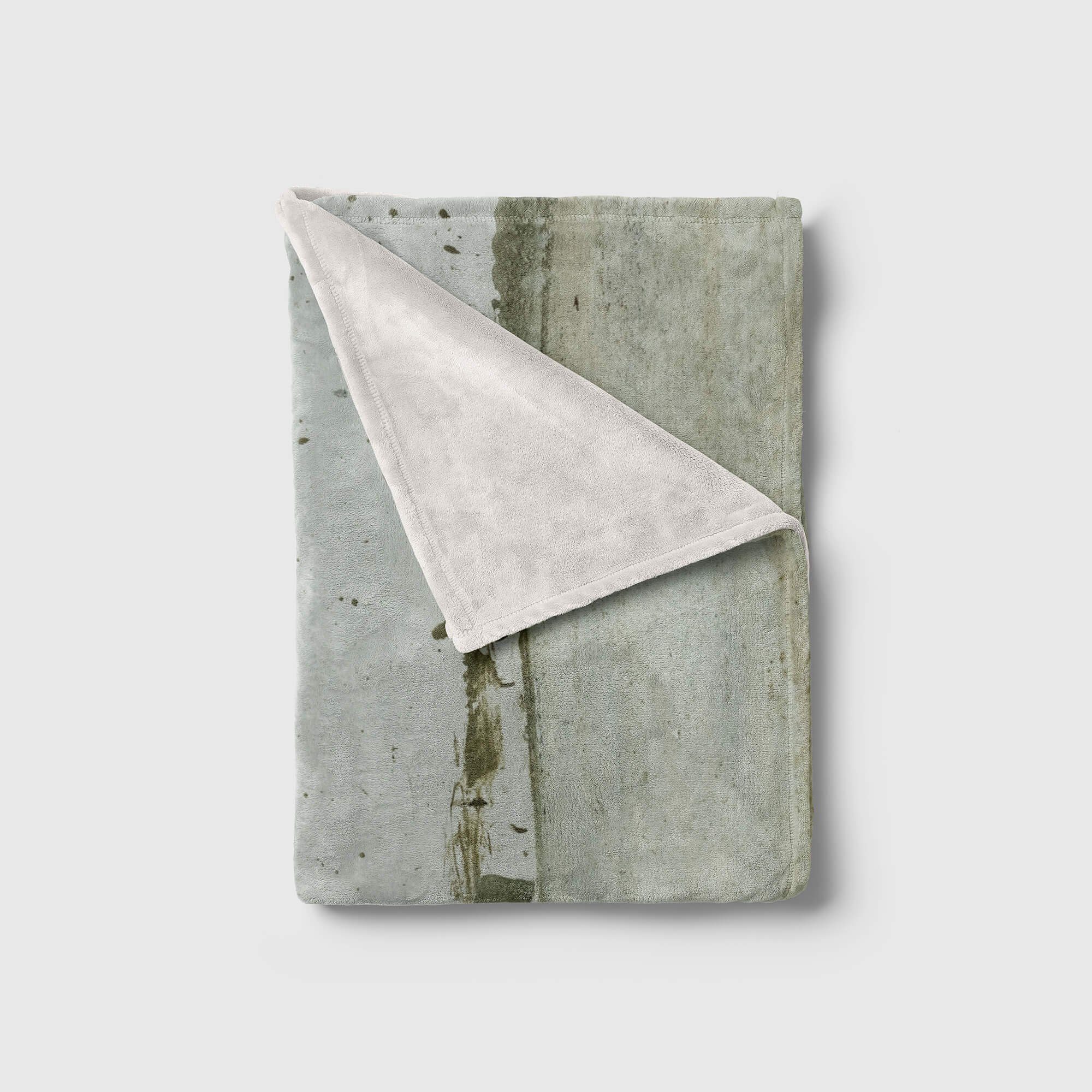 Baumwolle-Polyester-Mix Beton mit (1-St), Kuscheldecke Betonstruktur Grau Auf, Fotomotiv Saunatuch Strandhandtuch Art Sinus Handtuch Handtuch Handtücher