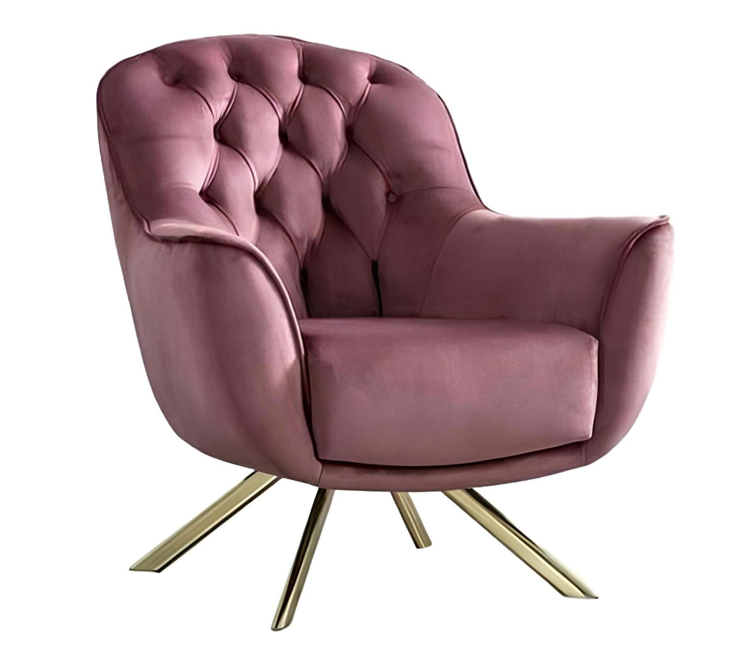 Xlmoebel Chesterfield-Sessel Exklusiver Chesterfield Sessel in edlem Polsterdesign (Sessel), Hergestellt in Europa