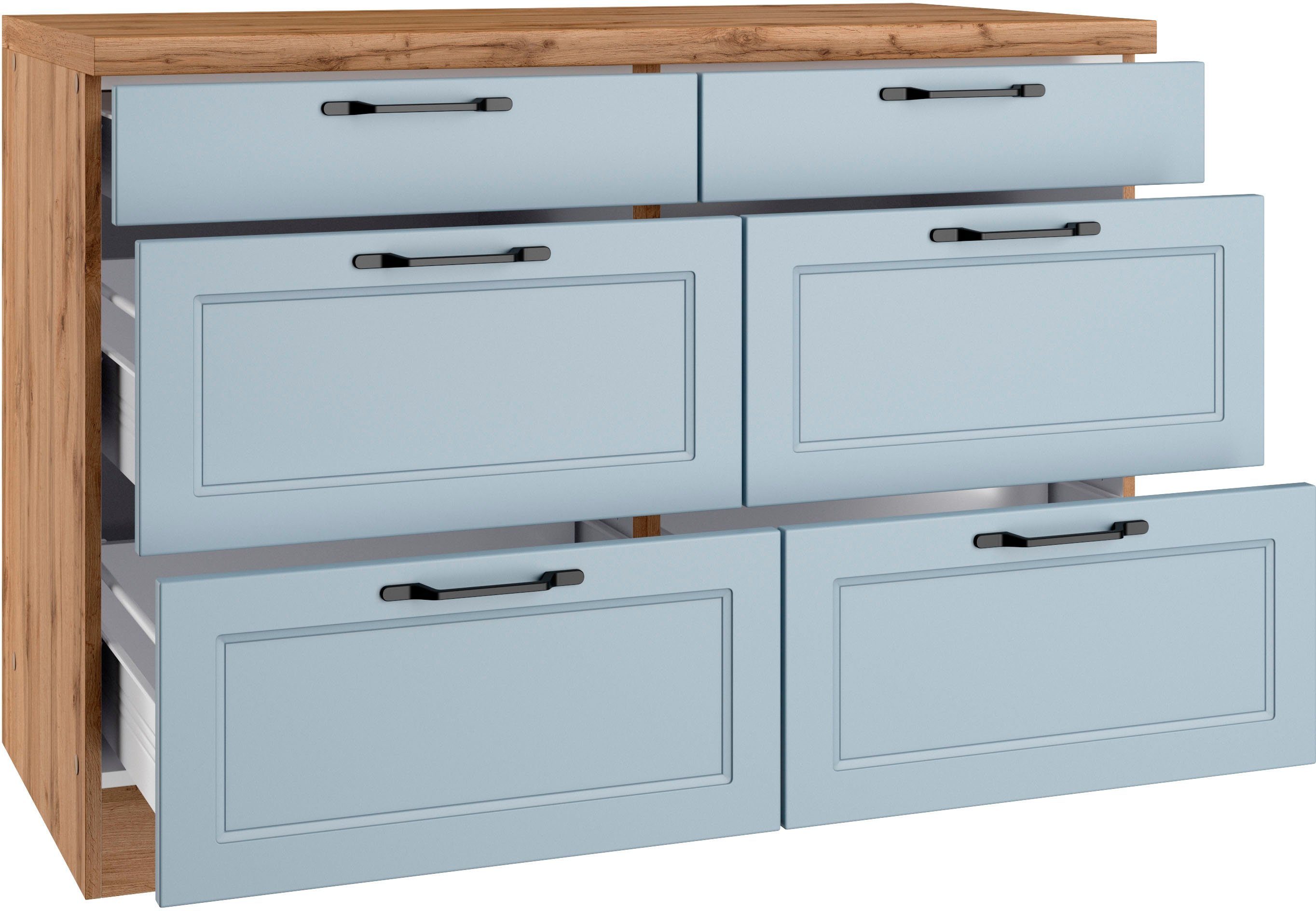 KOCHSTATION Unterschrank KS-Lana Breite 120 cm