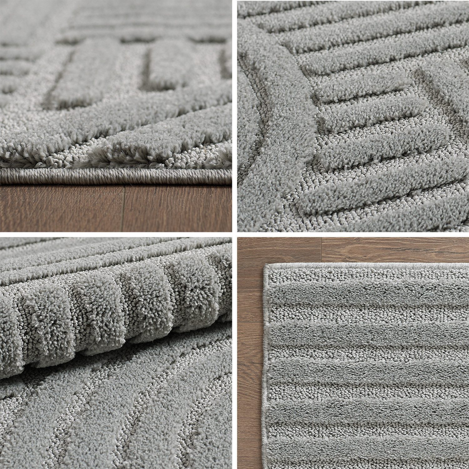 Carpettex Designteppich Skandinavischer Boho, Rund, Höhe: 8 mm, Teppich Woh günstig online kaufen