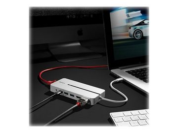 Lindy Laptop-Dockingstation LINDY DST-Mx Duo, USB C Mini Laptop/Macbook Docking
