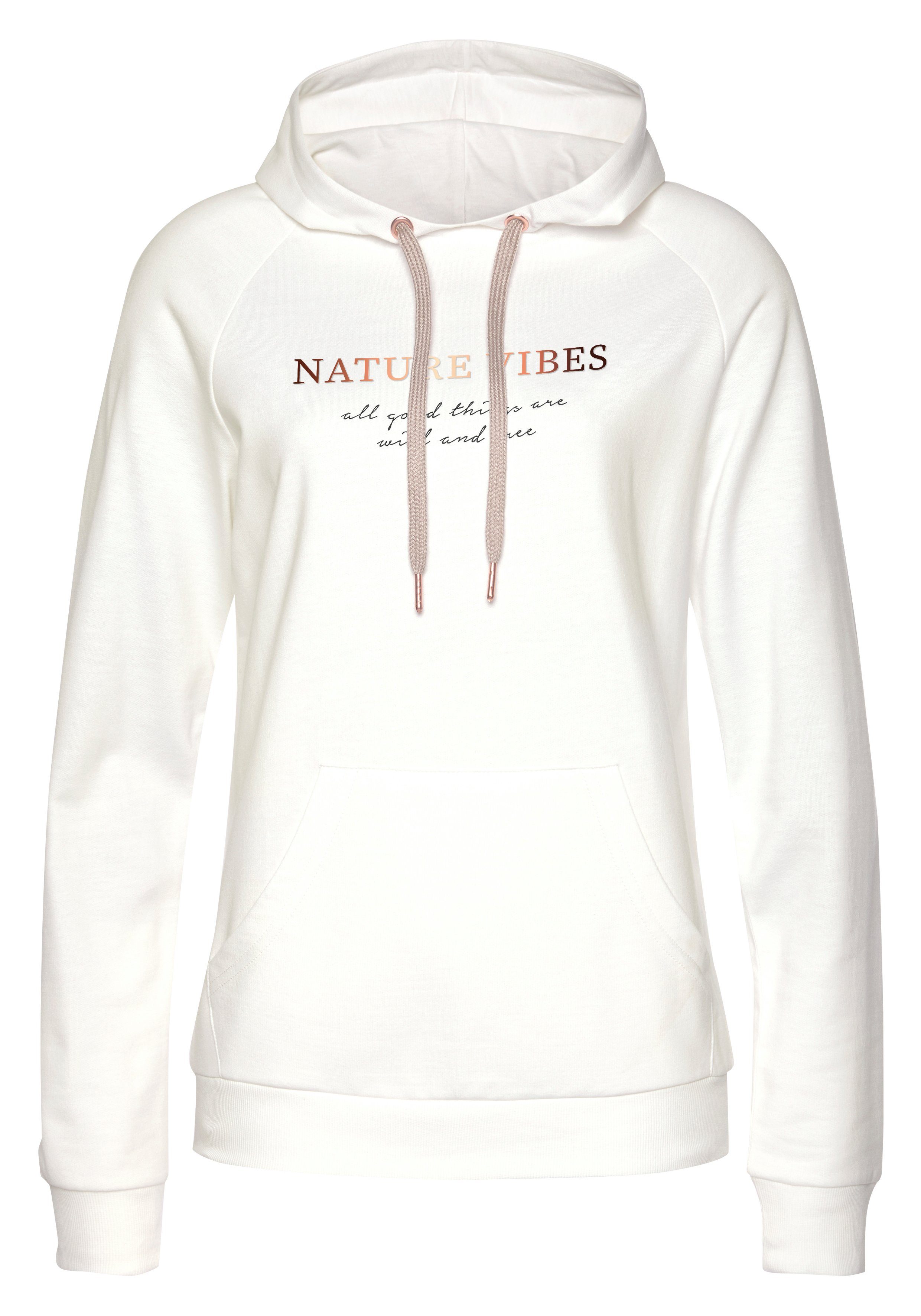 LASCANA Hoodie mit Kängurutasche, Loungewear – Bild 2 von 5
