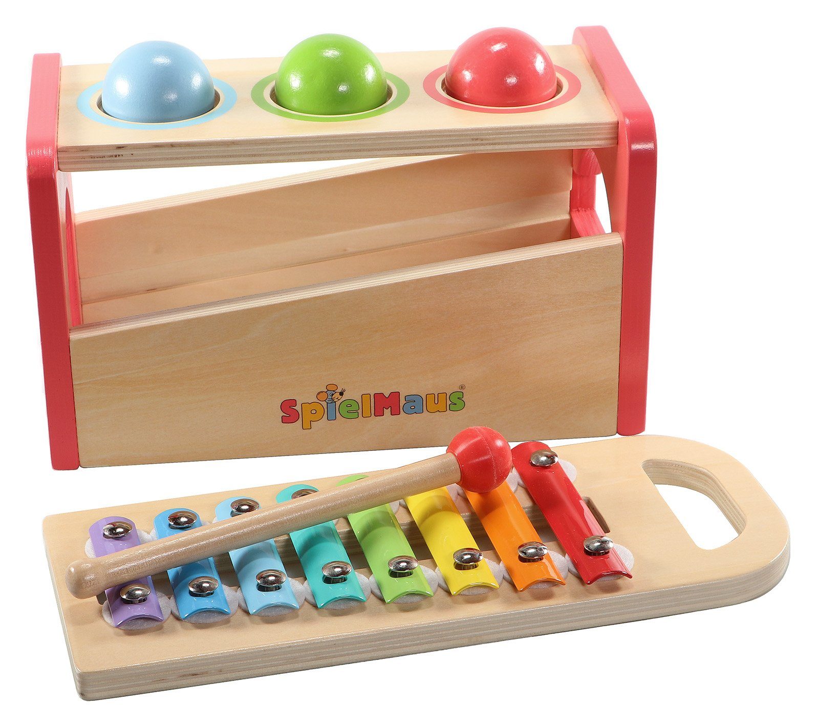 Klopfbank SpielMaus Musik- und Hammerspiel ab 24 Monate