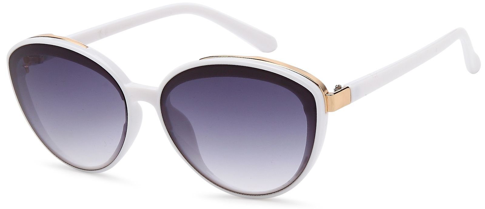 styleBREAKER Sonnenbrille Ovale Sonnenbrille - filigraner günstig online kaufen
