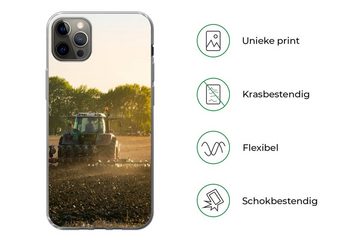 MuchoWow Handyhülle Traktor - Vogel - Land, Handyhülle Apple iPhone 12 Pro Max, Smartphone-Bumper, Print, Handy