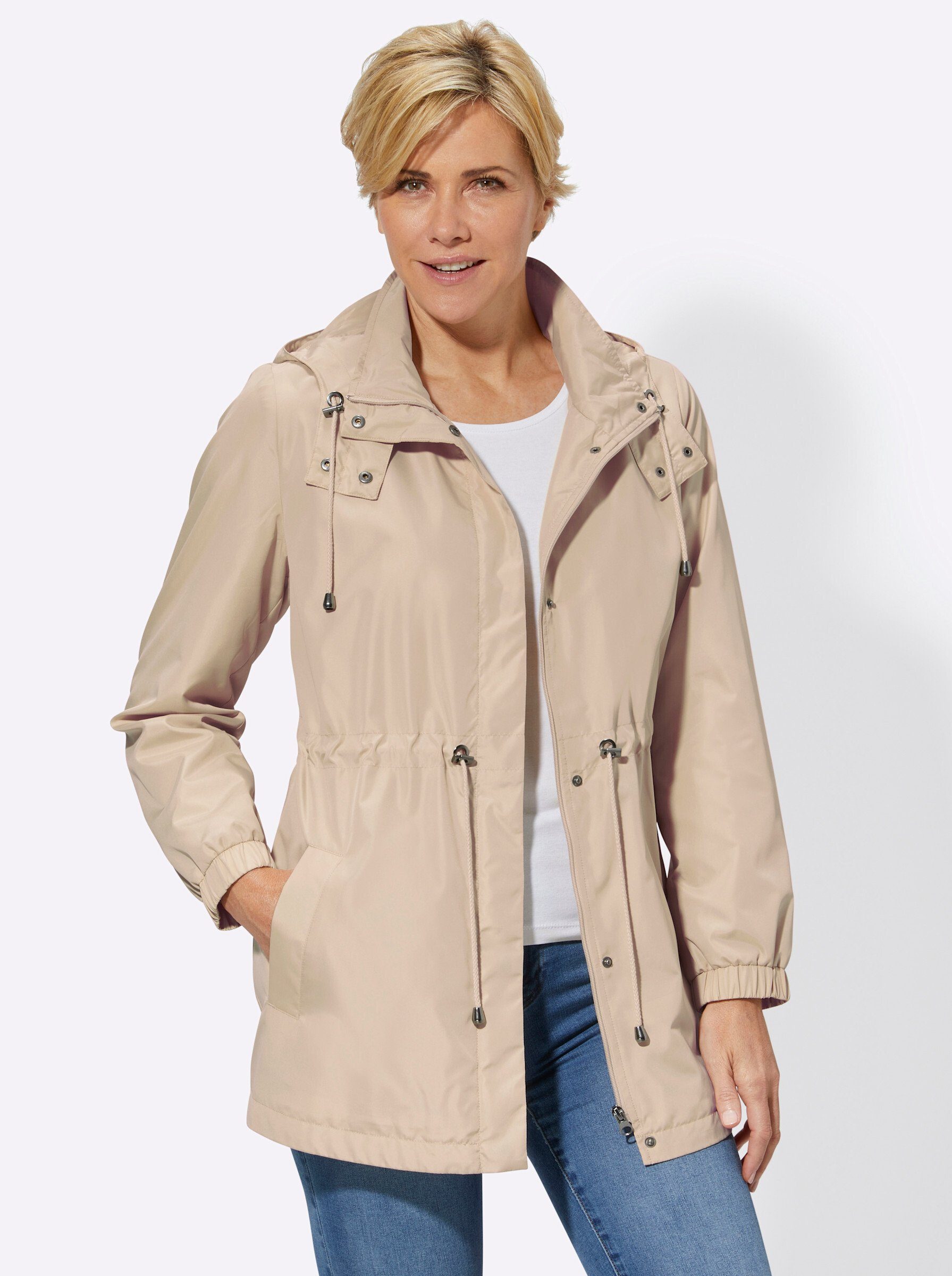 Classic Basics Langjacke, mit Kapuze günstig online kaufen