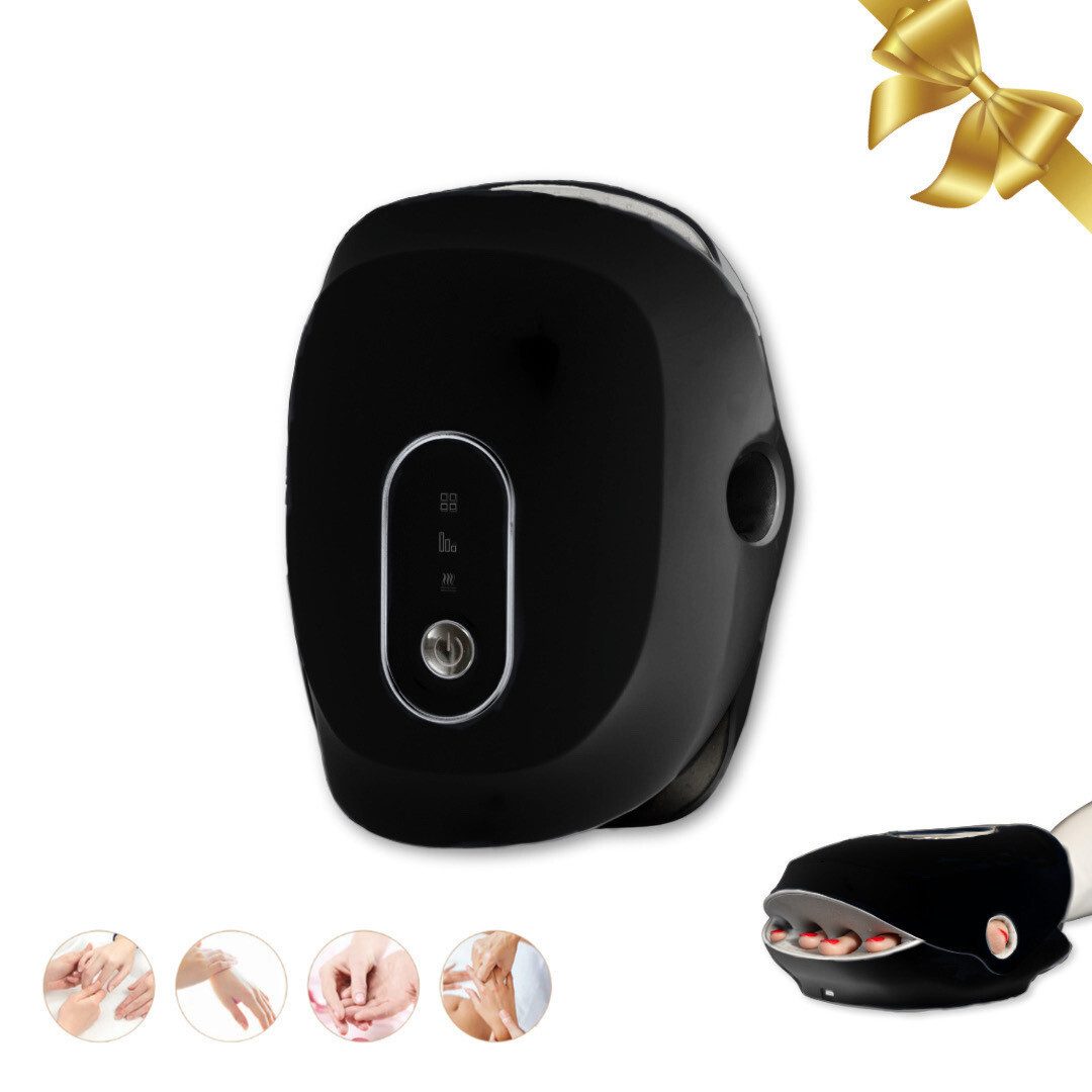 BeautiQ Massagegerät Elektrisches Handmassagegerät Handwohl PRO, mit einzigartiger Finger-Stretch-Funktion & wohltuender Wärmefunktion