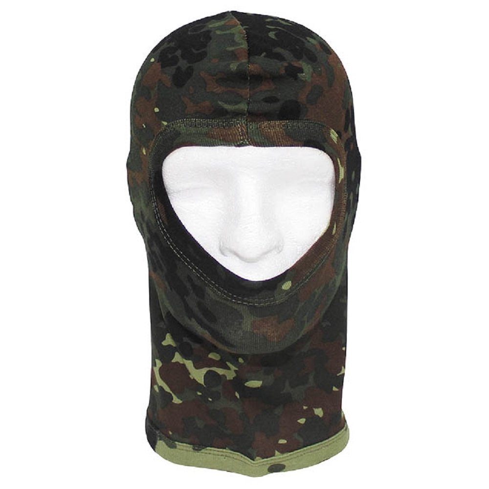 MFH Schlupfmütze Balaclava, 1-Loch, dünn, flecktarn, 100 % Baumwolle günstig online kaufen