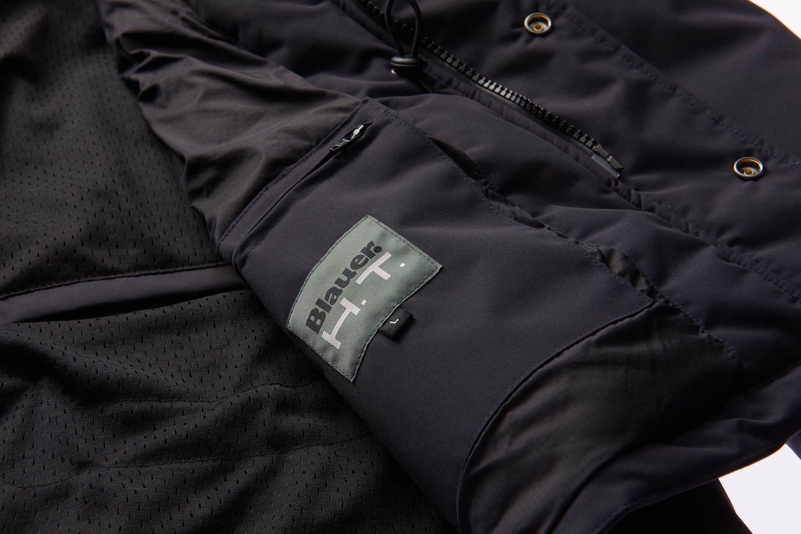 Blauer Motorradjacke Ethan Winter Motorrad Textiljacke