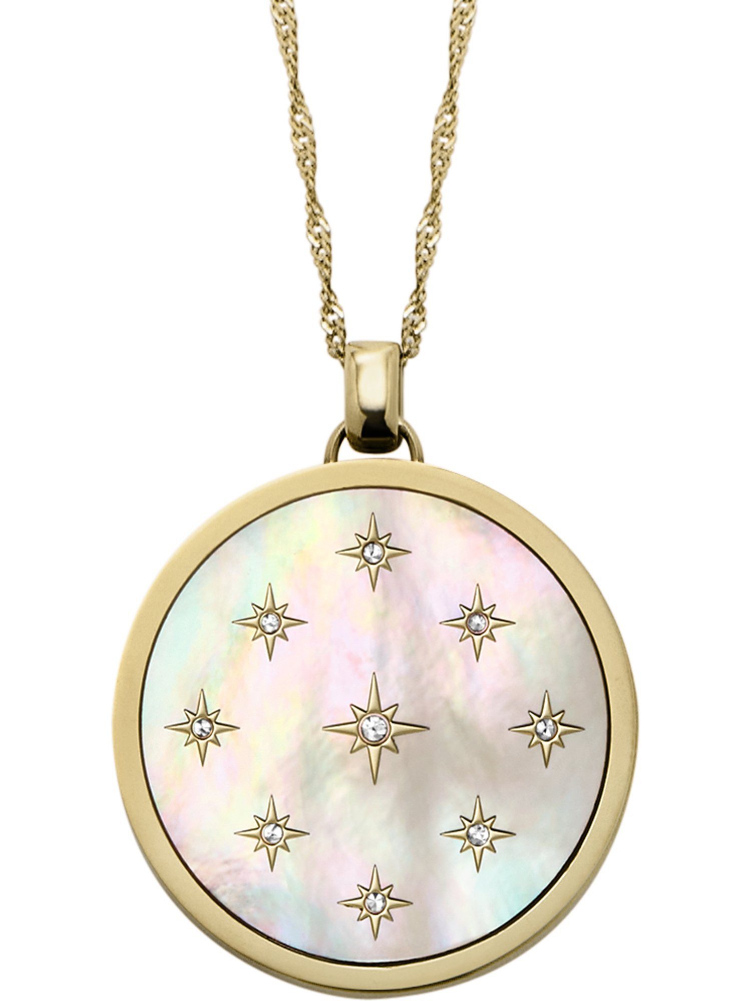 Fossil Collier Fossil Damen-Kette Edelst...
