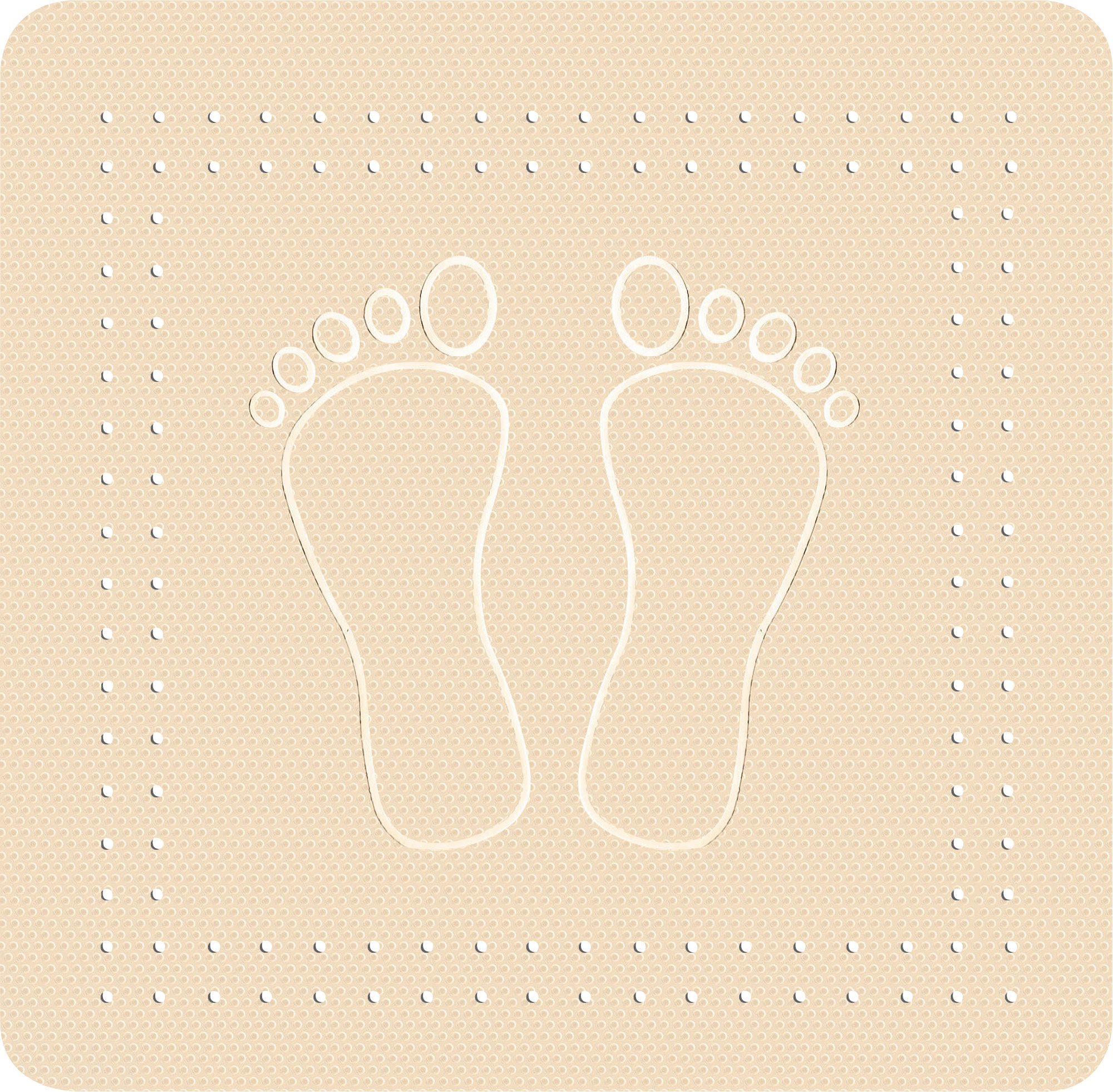 Kleine Wolke Badaccessoire-Set Duscheinlage "Foot", Uni günstig online kaufen