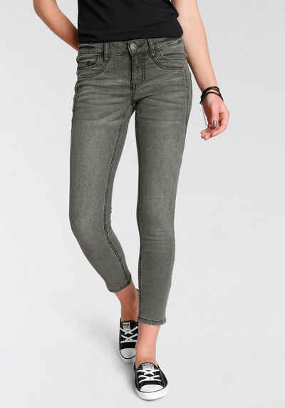 Arizona 7/8-Jeans mit Keileinsätzen Low Waist