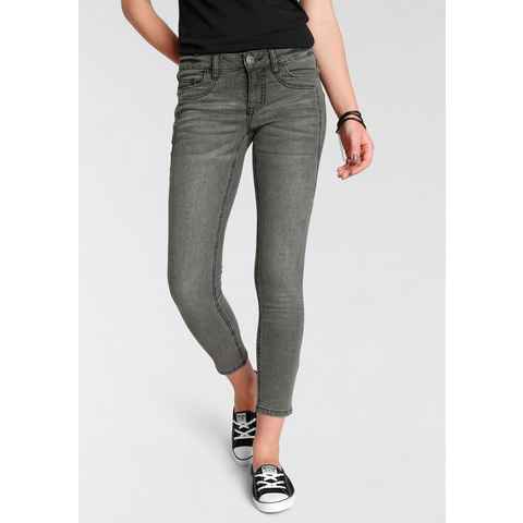 Arizona 7/8-Jeans mit Keileinsätzen Low Waist