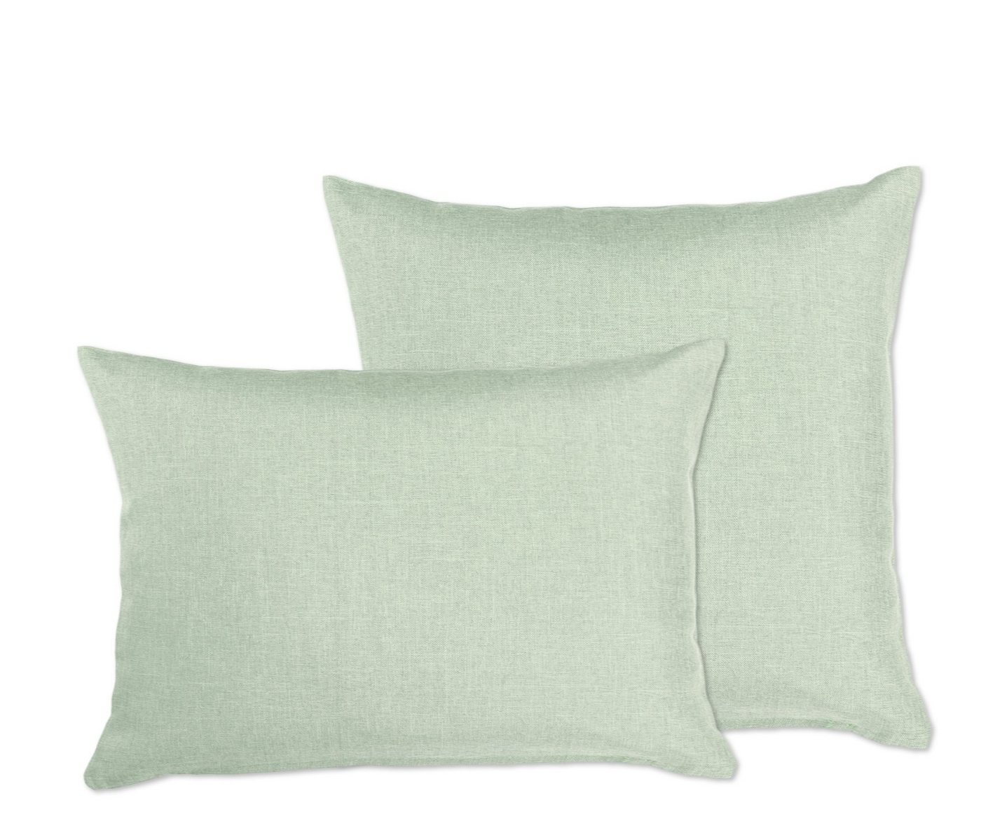 Beautex Kissenhüllen, Leinen Optik, Kissenbezug Sofakissen mit Reißverschluss, (2 Stück), 4 Größen, eingenähter Reißverschluss, viele Farben