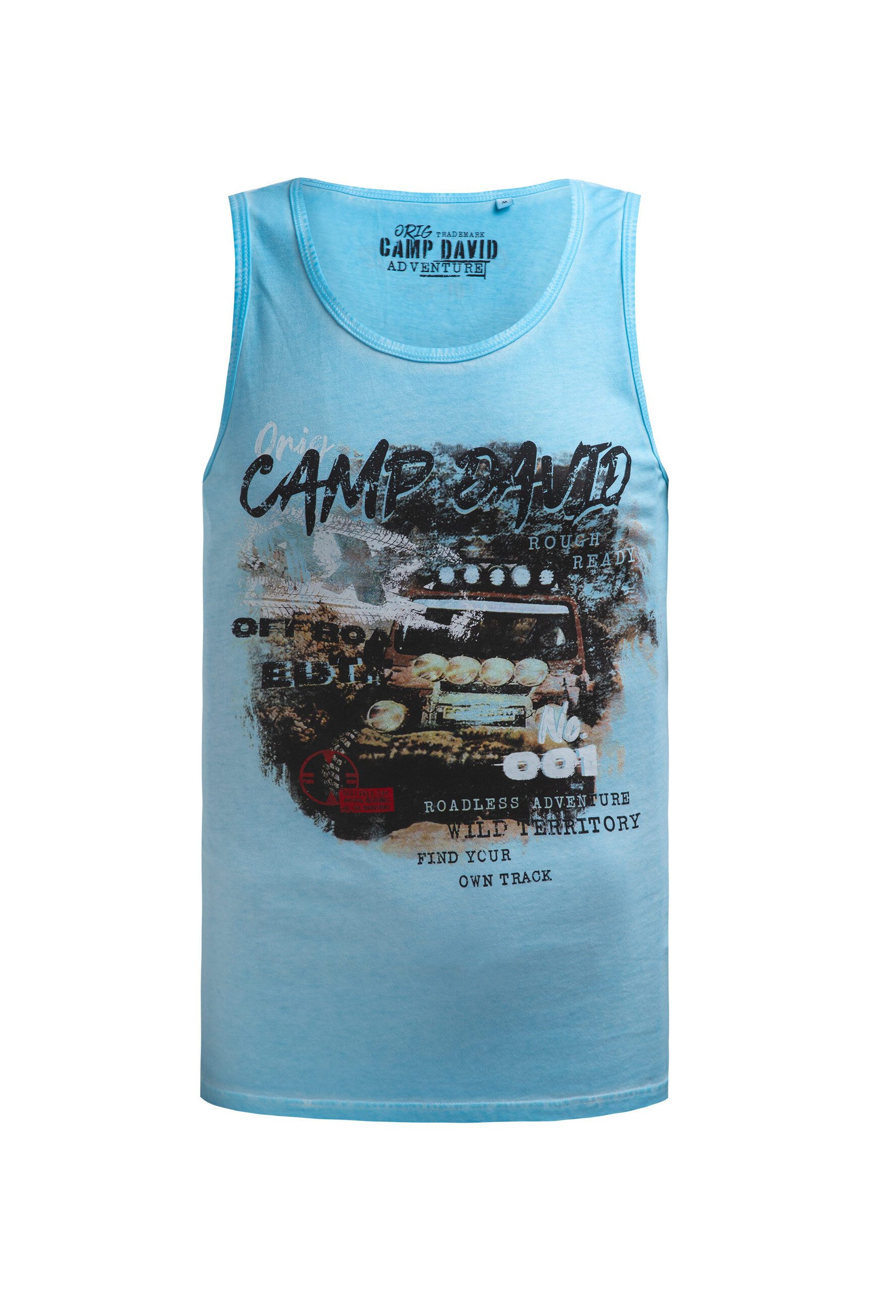 CAMP DAVID Tanktop aus Baumwolle