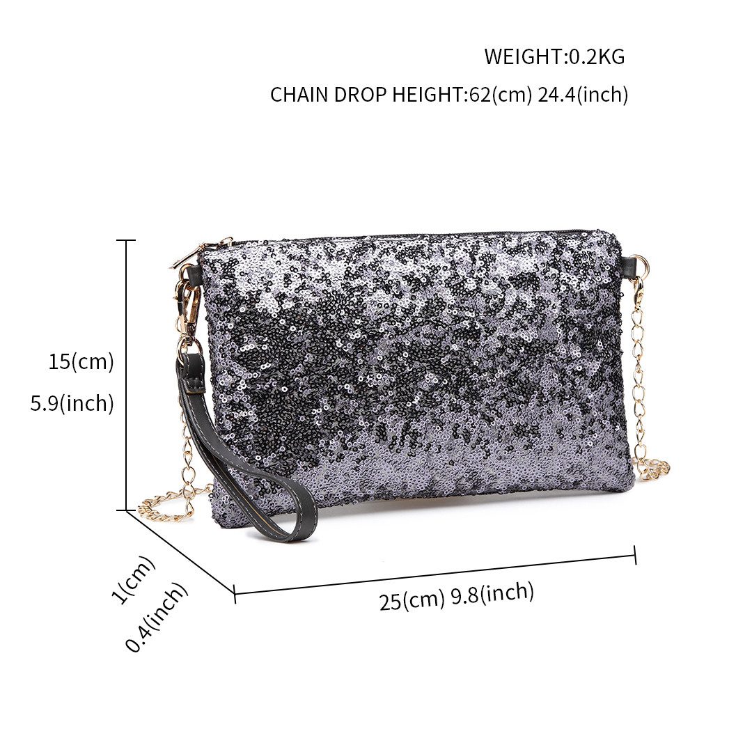 Miss Lulu Umhängetasche Damen Clutch mit günstig online kaufen