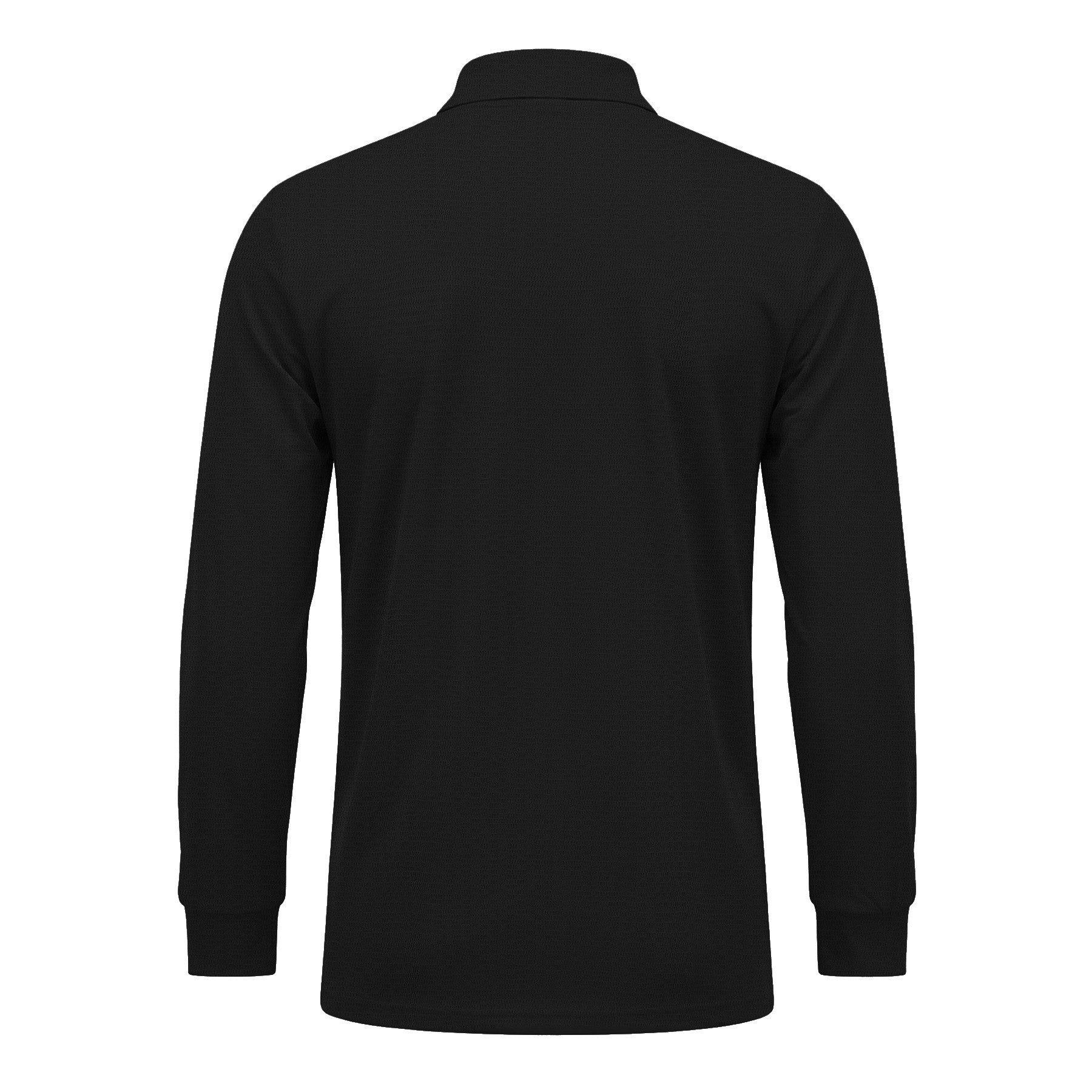 Allthemen Poloshirt mit Zopfmuster langarmshirt Baumwolle Shirt für Winter