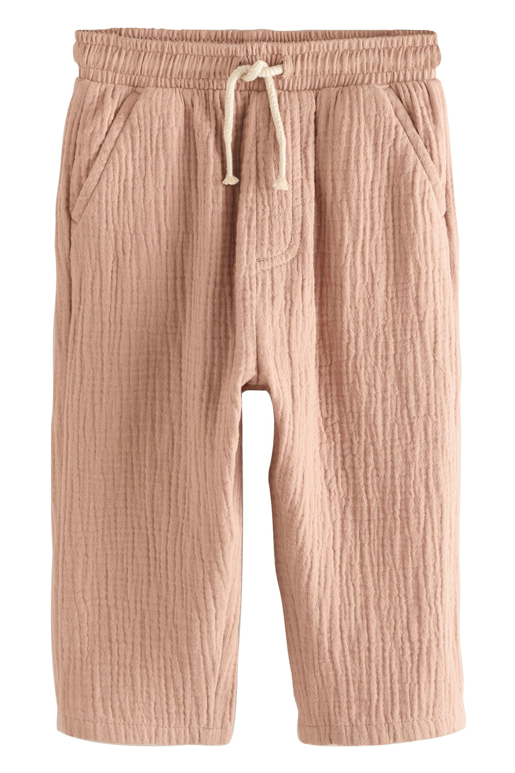 Next Stoffhose Weiche, strukturierte Hose 100 % günstig online kaufen
