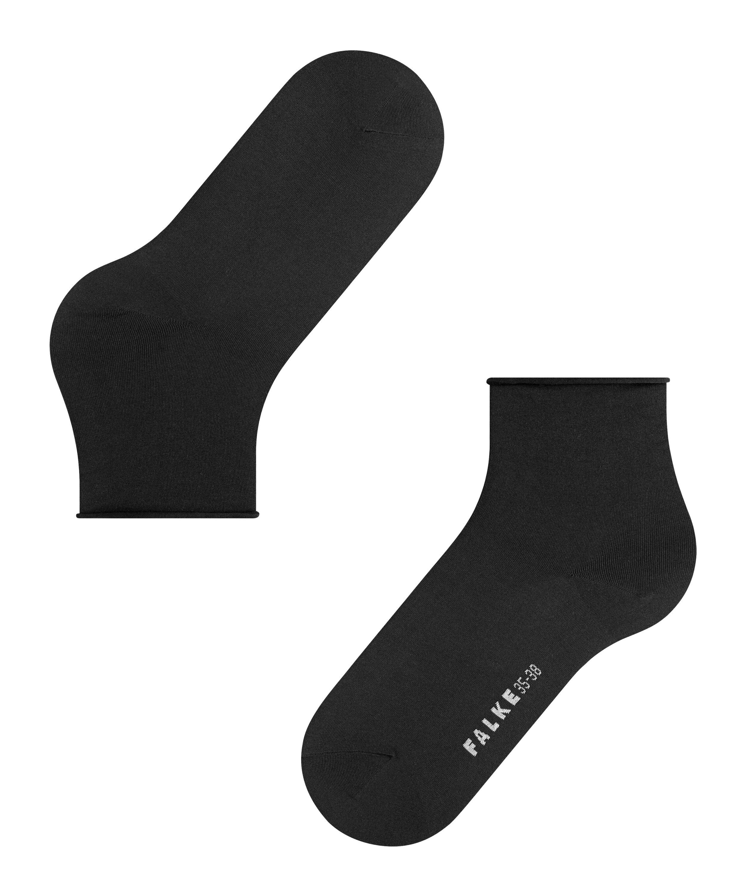 Socken black Cotton (3000) (1-Paar) Touch FALKE