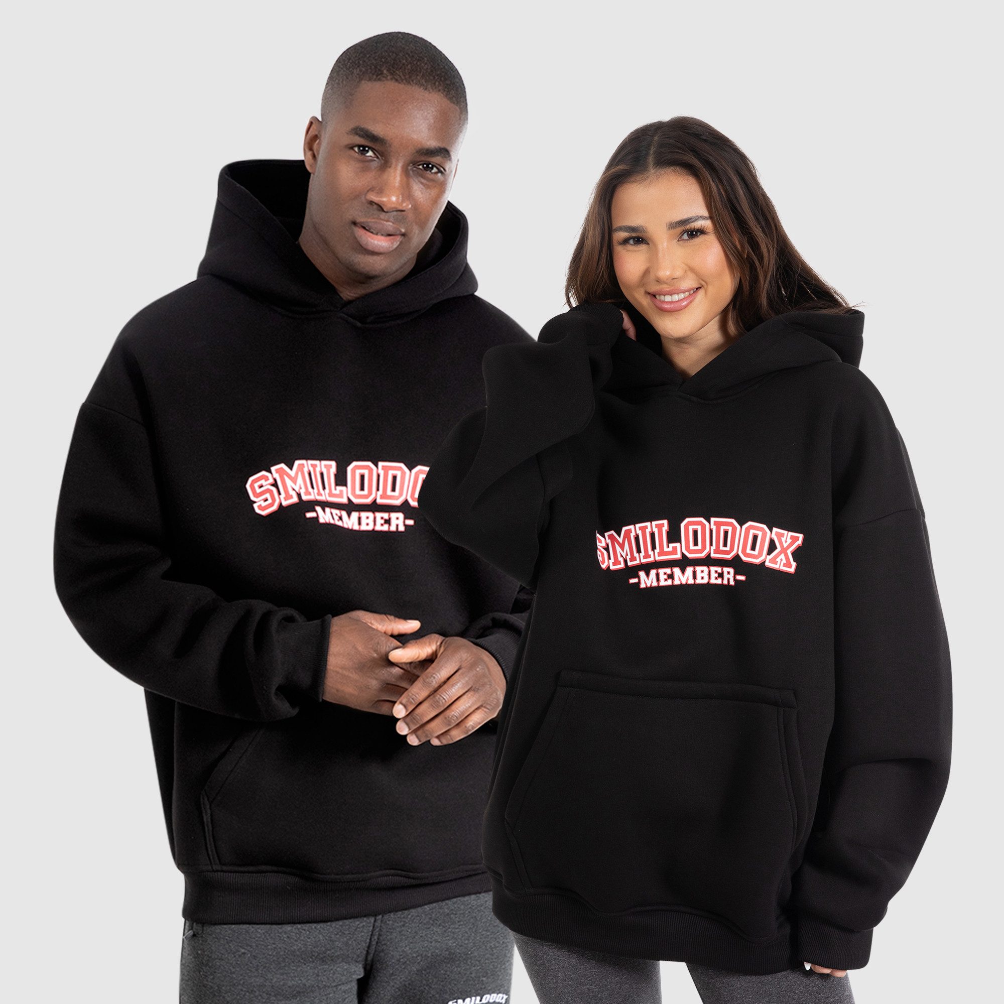 Smilodox Hoodie Exclusive Unisex Member Oversize